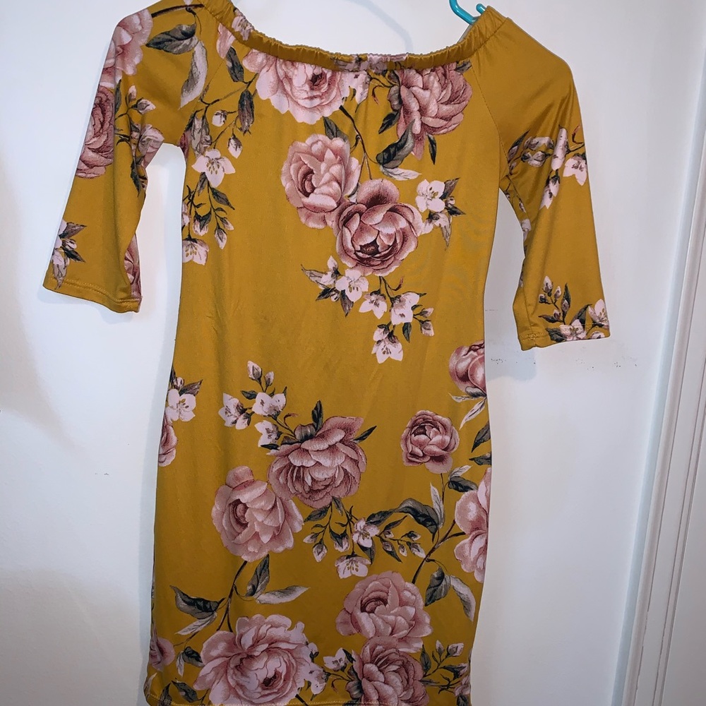 Off the Shoulder Mini Dress